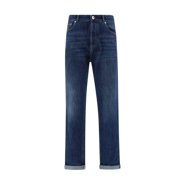 Brunello Cucinelli Cuffed Jeans - Hilstor