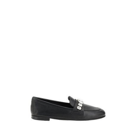 Casadei Loafers with sparkling embellishments - Hilstor