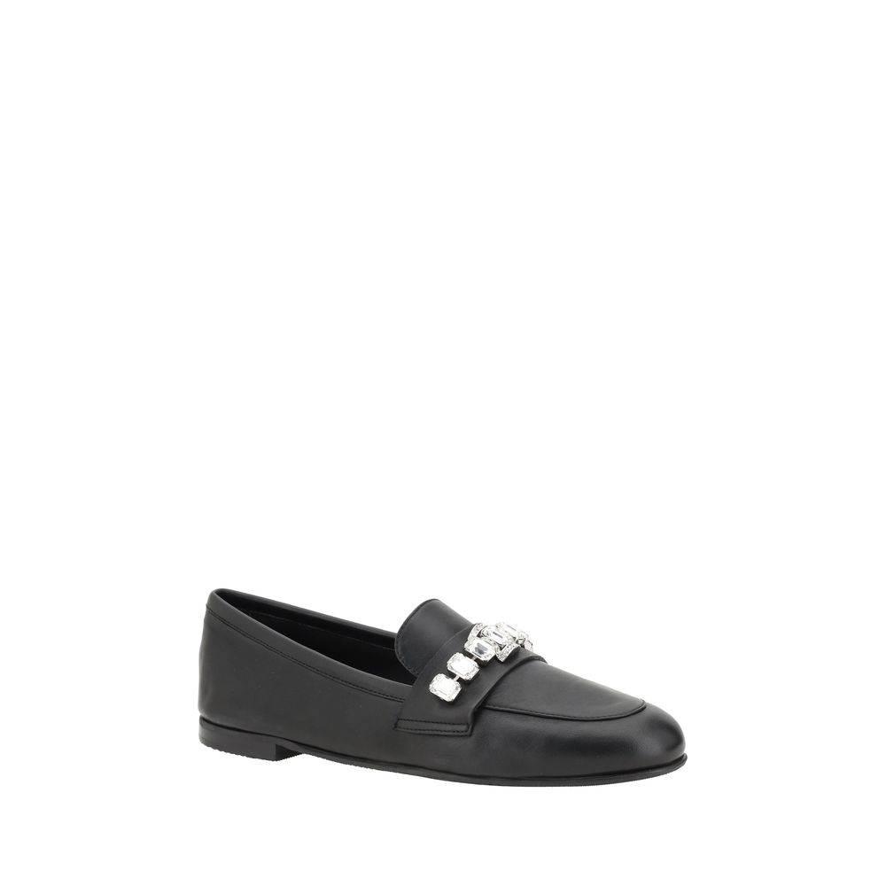 Casadei Loafers with sparkling embellishments - Hilstor