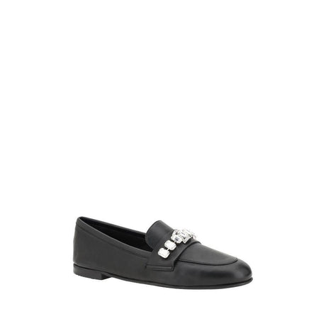 Casadei Loafers with sparkling embellishments - Hilstor