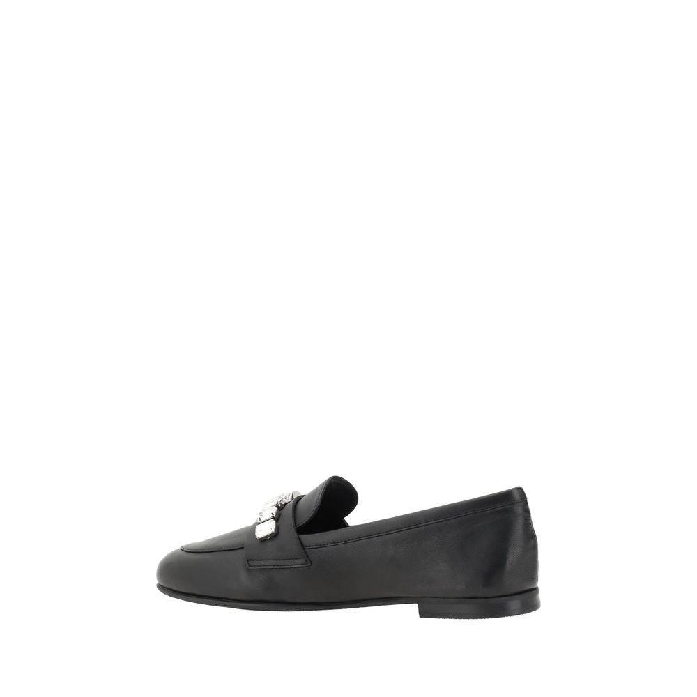 Casadei Loafers with sparkling embellishments - Hilstor