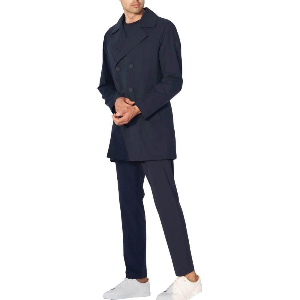 People Of Shibuya Blue Recycled Polyester Men Jacket - Hilstor