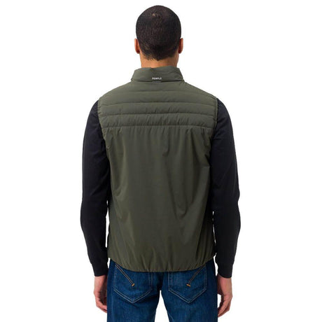 People Of Shibuya Green Polyester Vest - Hilstor