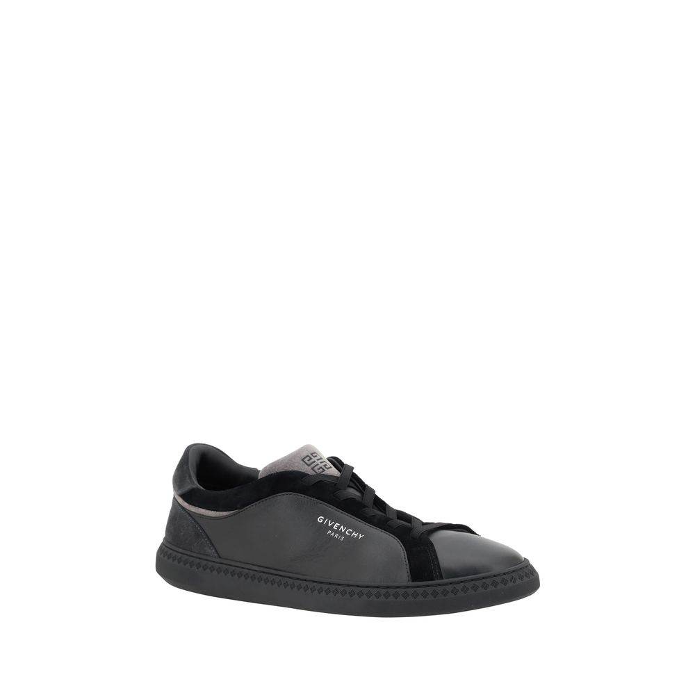 Givenchy Black Leather G Set Sneakers - Hilstor