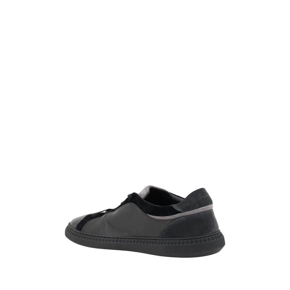 Givenchy Black Leather G Set Sneakers - Hilstor