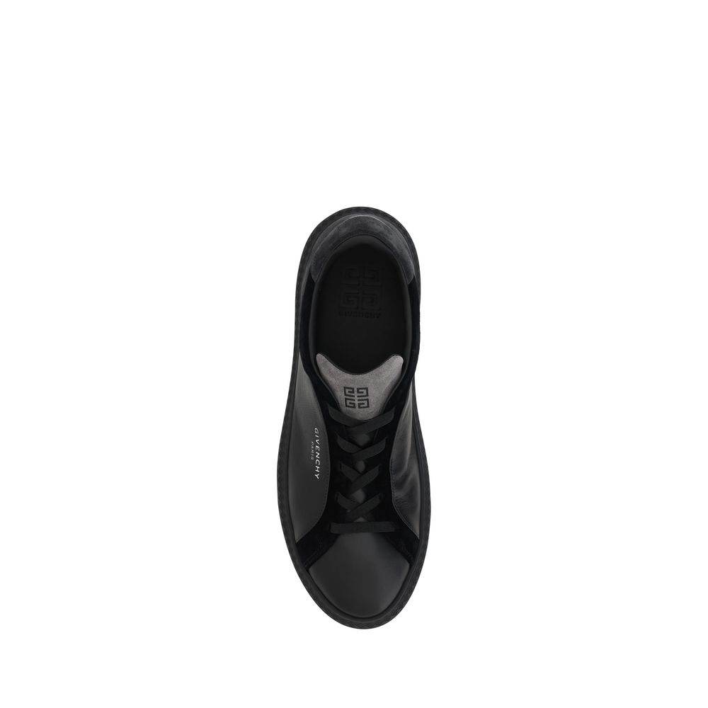 Givenchy Black Leather G Set Sneakers - Hilstor
