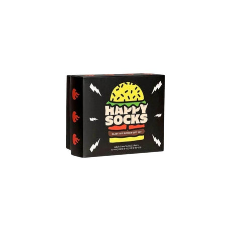 Happy Socks Black Cotton Sock - Hilstor