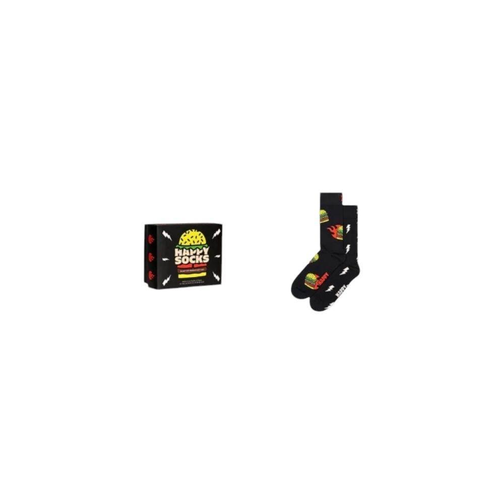 Happy Socks Black Cotton Sock - Hilstor
