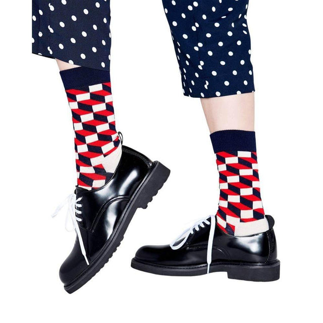 Happy Socks Blue Cotton Tights & Sock - Hilstor