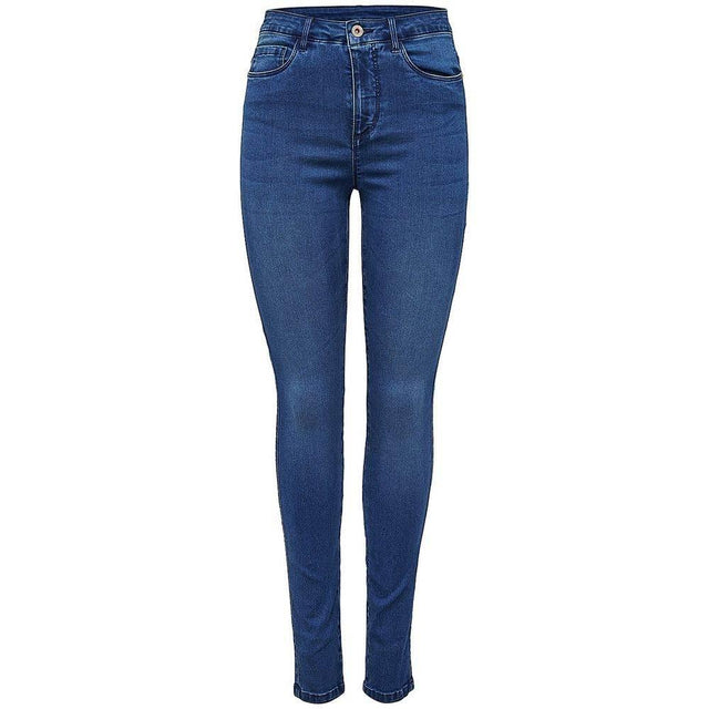 Only Light Blue Cotton Jeans & Pant - Hilstor