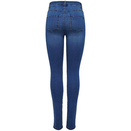 Only Light Blue Cotton Jeans & Pant - Hilstor