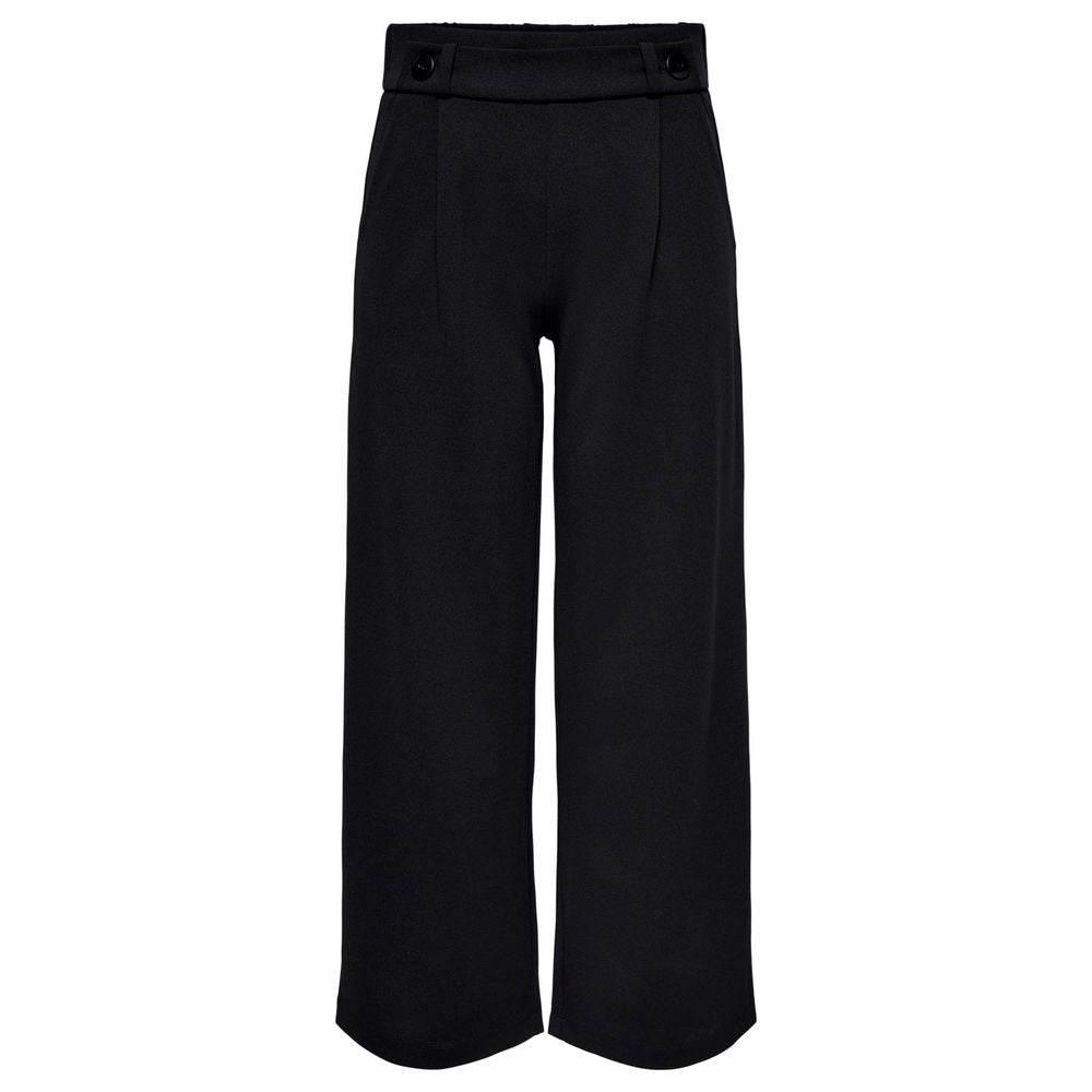 Jacqueline De Yong Black Polyester Jeans & Pant - Hilstor