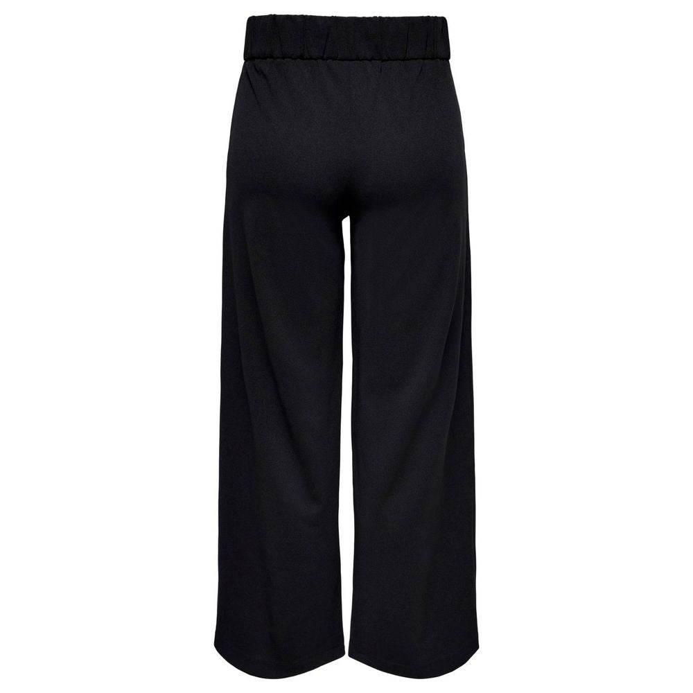 Jacqueline De Yong Black Polyester Jeans & Pant - Hilstor