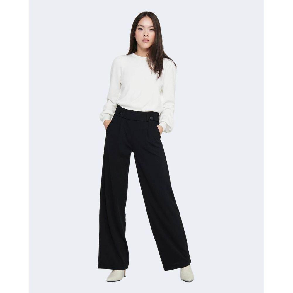 Jacqueline De Yong Black Polyester Jeans & Pant - Hilstor
