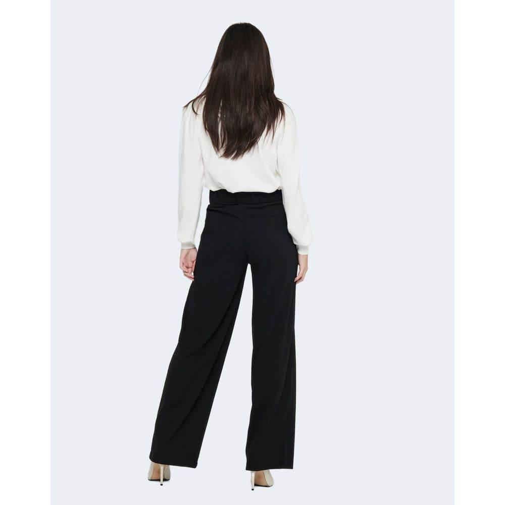 Jacqueline De Yong Black Polyester Jeans & Pant - Hilstor