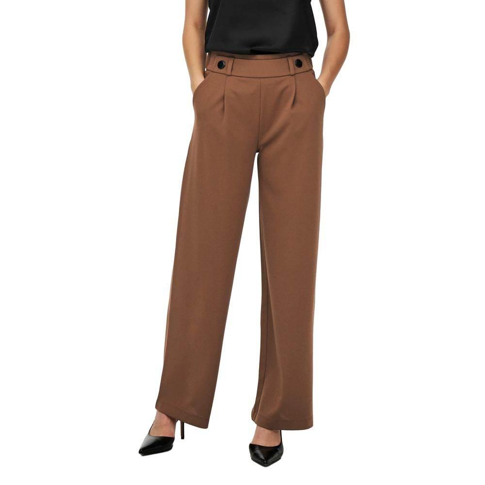Jacqueline De Yong Brown Polyester Jeans & Pant - Hilstor