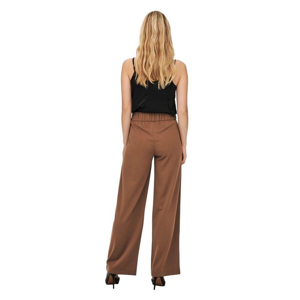 Jacqueline De Yong Brown Polyester Jeans & Pant - Hilstor