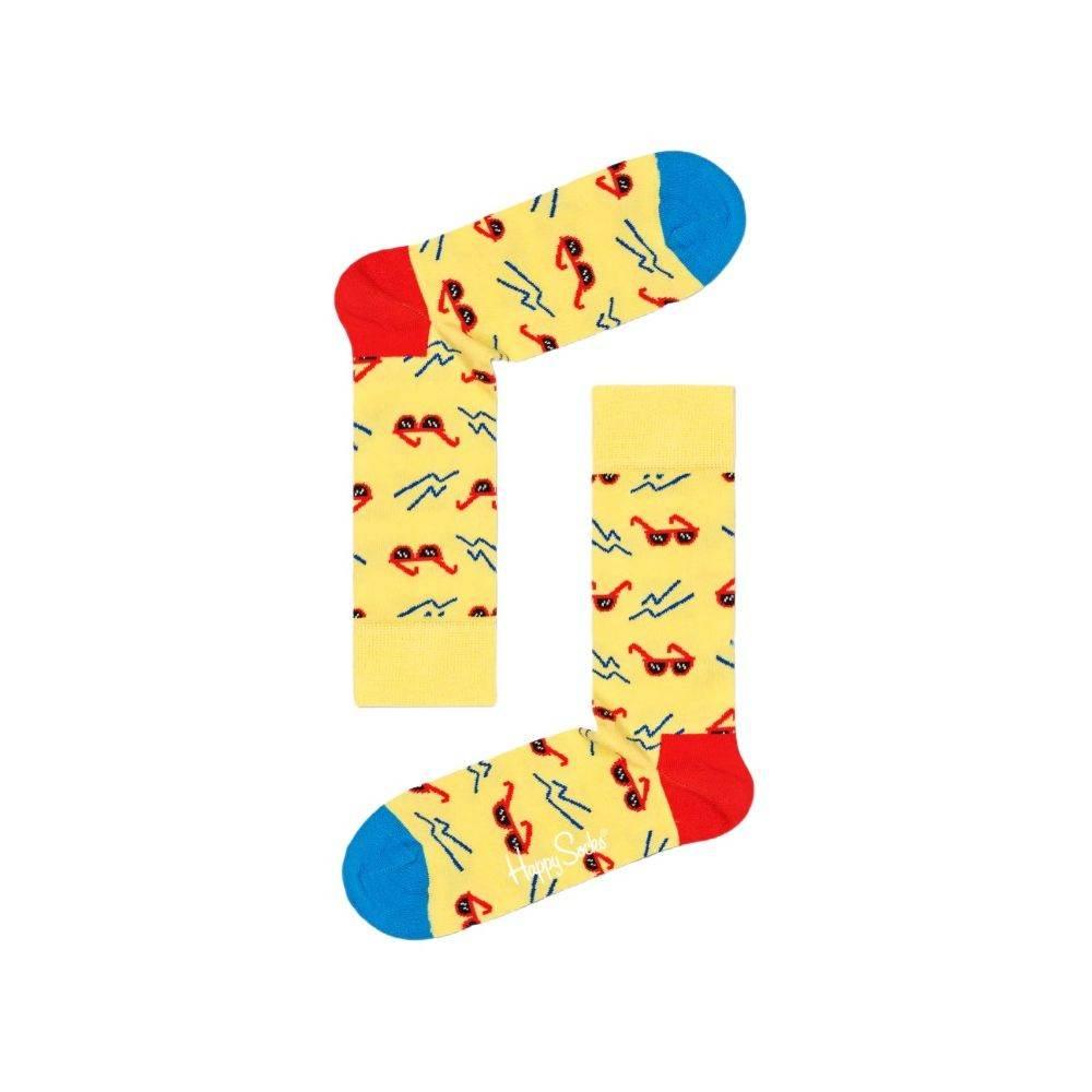 Happy Socks Yellow Cotton Tights & Sock - Hilstor