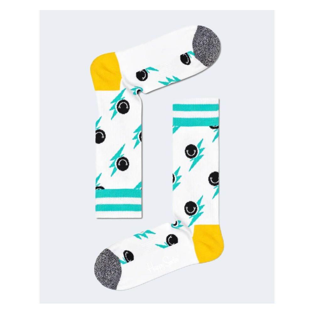 Happy Socks White Cotton Tights & Sock - Hilstor