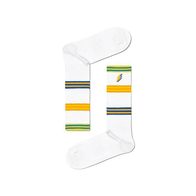 Happy Socks White Cotton Tights & Sock - Hilstor