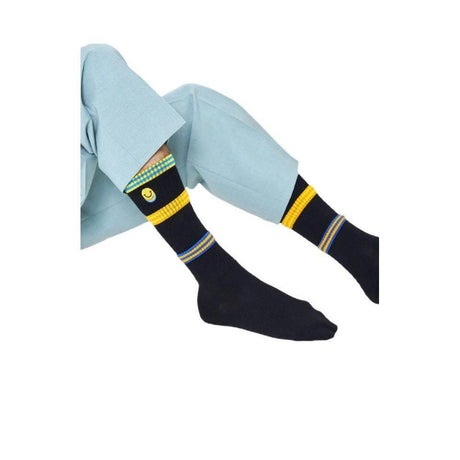 Happy Socks Black Cotton Tights & Sock - Hilstor