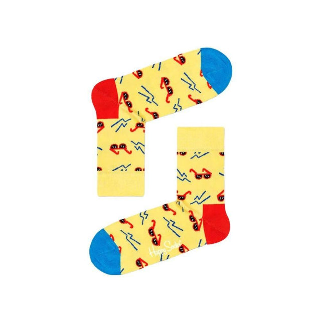 Happy Socks Yellow Cotton Tights & Sock - Hilstor