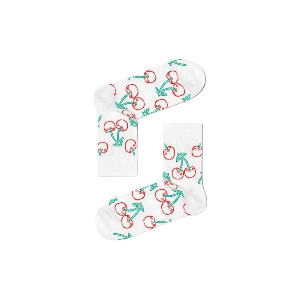 Happy Socks White Cotton Tights & Sock - Hilstor