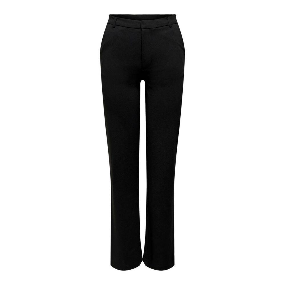 Jacqueline De Yong Black Elastane Pant - Hilstor