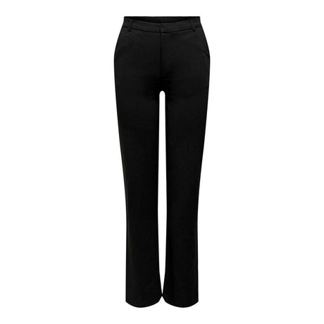 Jacqueline De Yong Black Elastane Pant - Hilstor