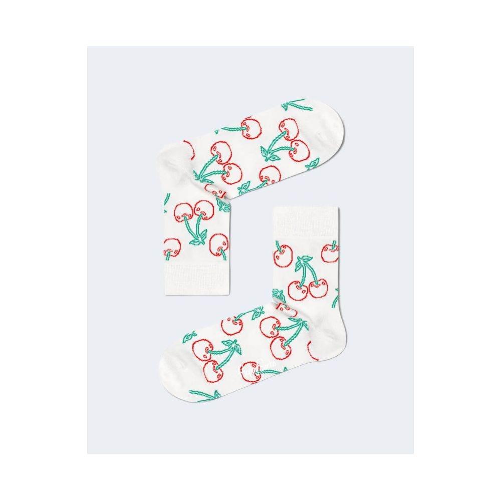 Happy Socks White Cotton Tights & Sock - Hilstor