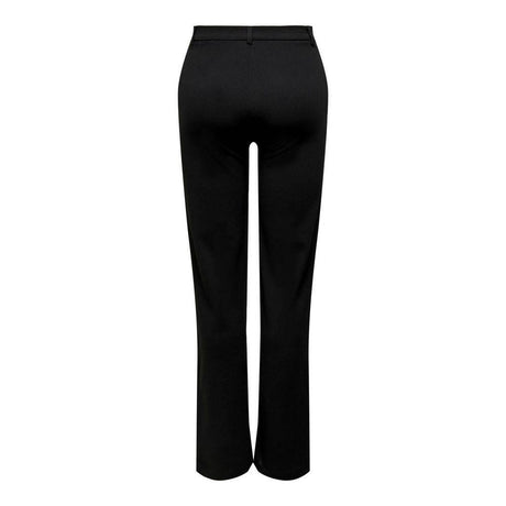Jacqueline De Yong Black Elastane Pant - Hilstor