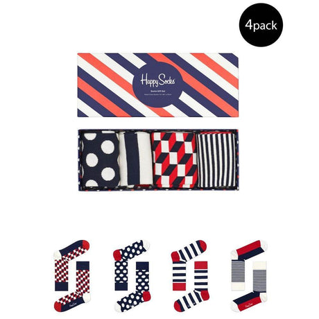 Happy Socks Blue Cotton Tights & Sock - Hilstor