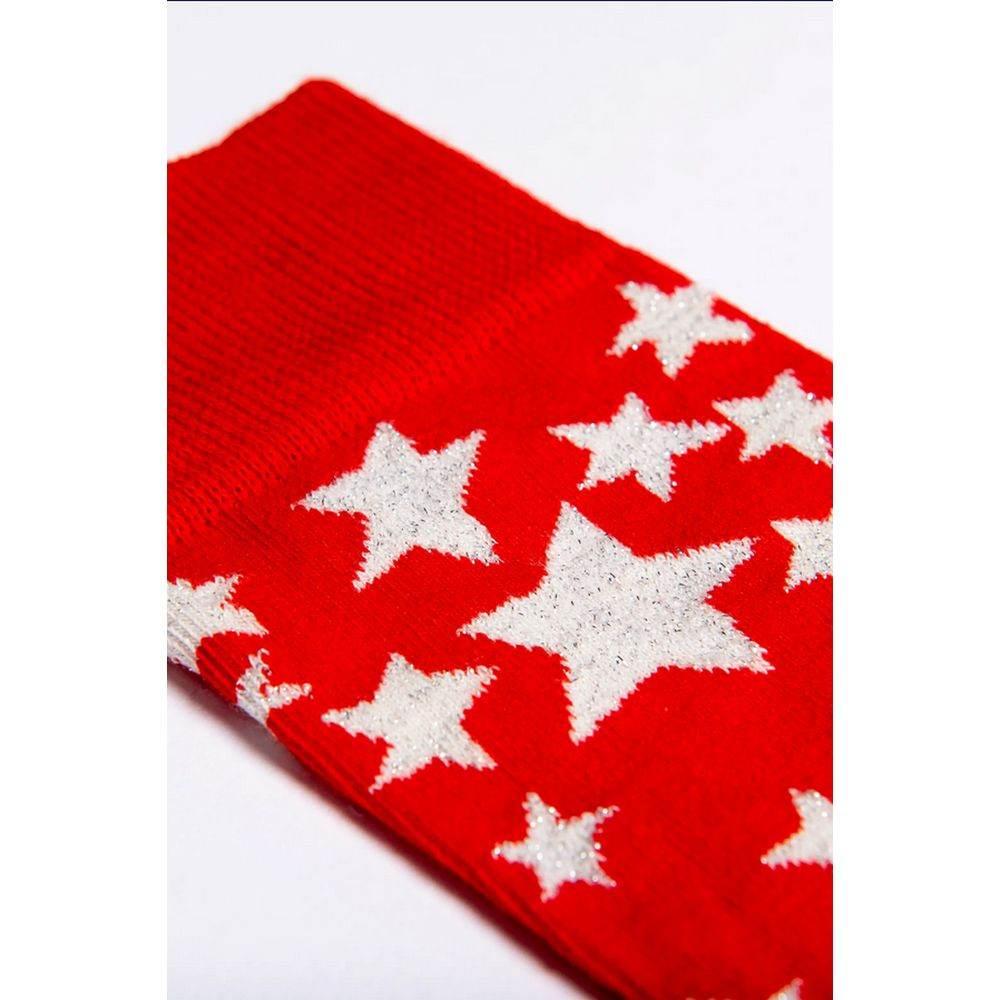 Happy Socks Red Cotton Tights & Sock - Hilstor
