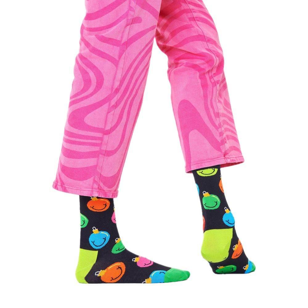 Happy Socks Black Cotton Tights & Sock - Hilstor