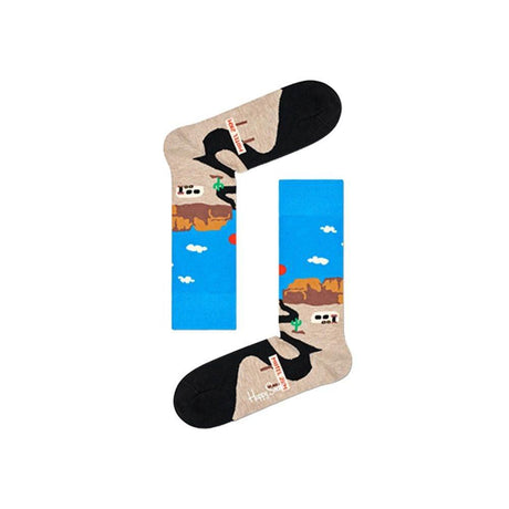 Happy Socks Blue Cotton Tights & Sock - Hilstor