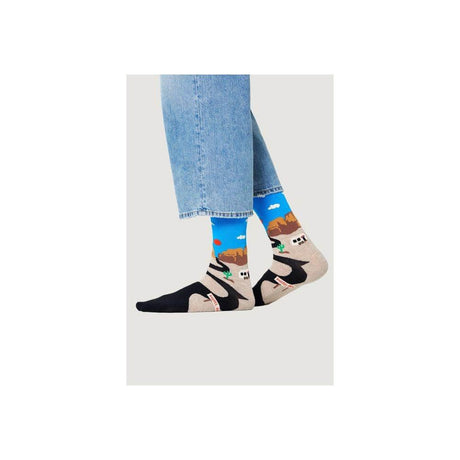 Happy Socks Blue Cotton Tights & Sock - Hilstor