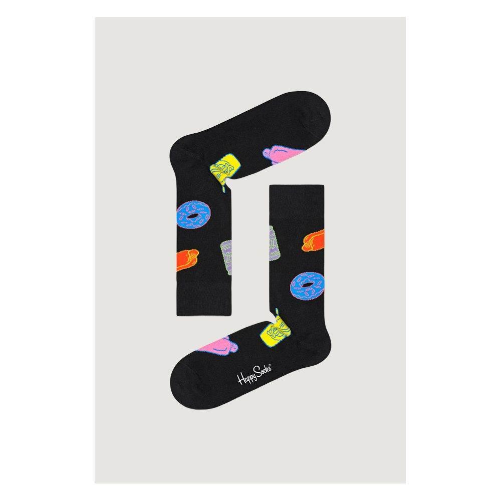 Happy Socks Black Cotton Tights & Sock - Hilstor