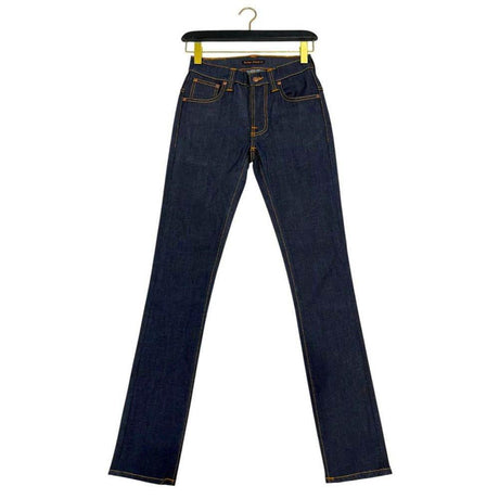 Nudie Jeans Blue Cotton Women Jeans - Hilstor