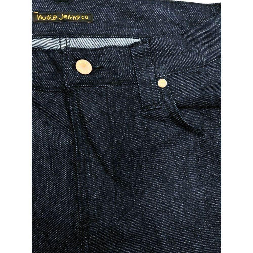 Nudie Jeans Blue Cotton Men Jeans - Hilstor