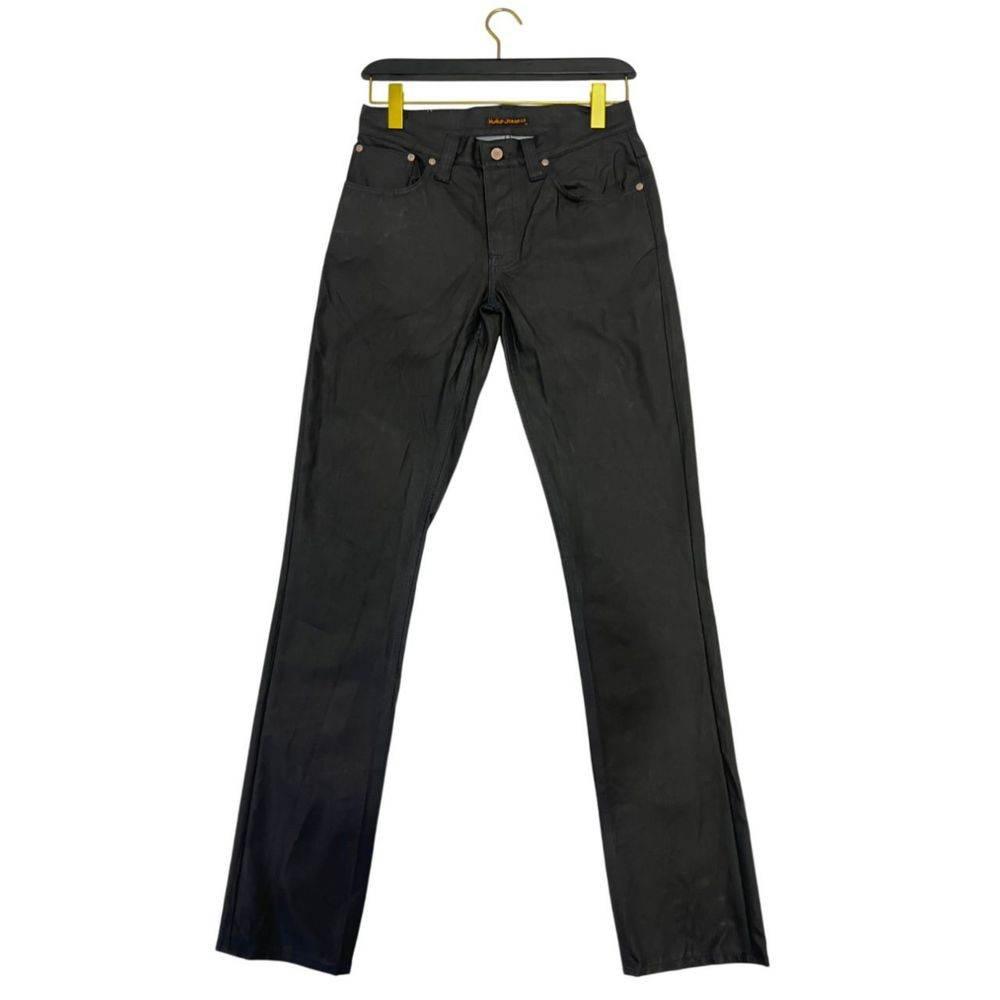 Nudie Jeans Black Cotton Men Jeans - Hilstor