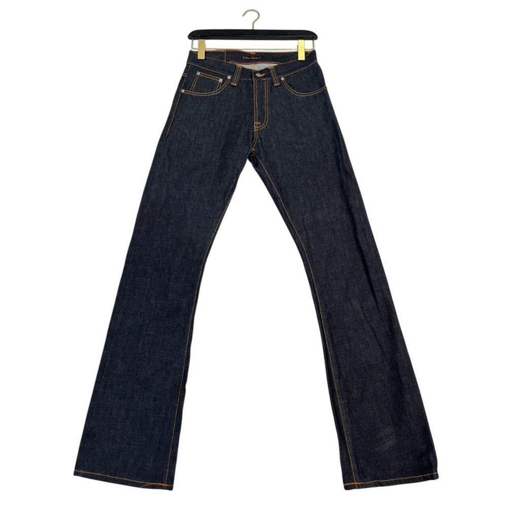 Nudie Jeans Blue Cotton Men Jeans - Hilstor