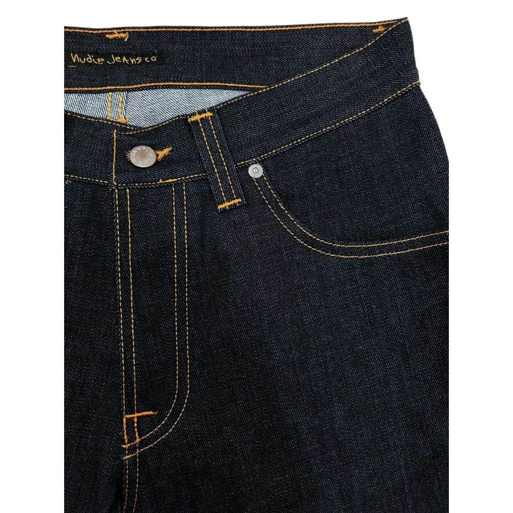 Nudie Jeans Blue Cotton Men Jeans - Hilstor