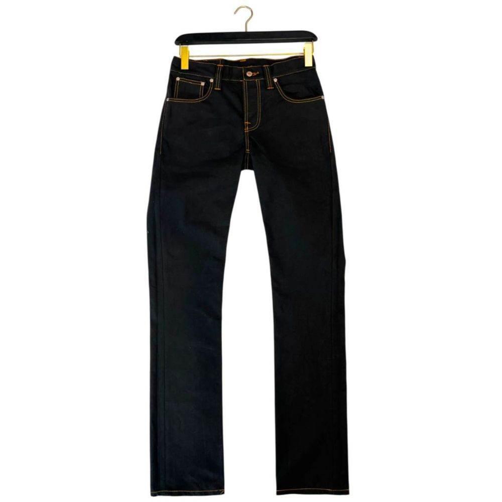 Nudie Jeans Black Cotton Men's Jean - Hilstor