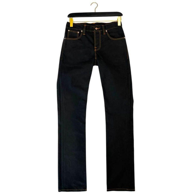 Nudie Jeans Black Cotton Men's Jean - Hilstor