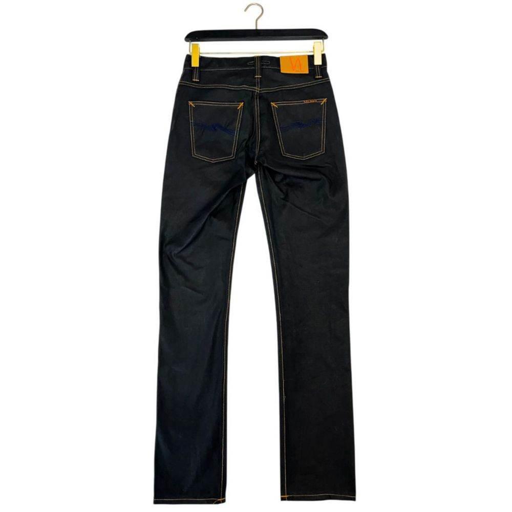 Nudie Jeans Black Cotton Men's Jean - Hilstor