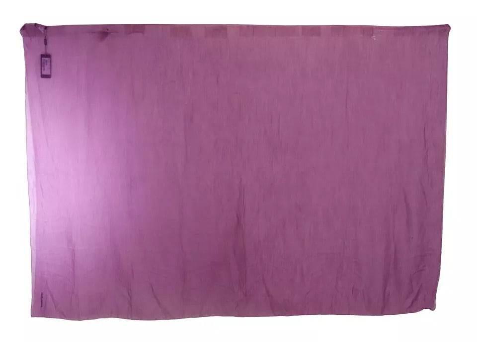 Dolce & Gabbana Purple Solid Cashmere Silk Shawl Wrap Scarf - Hilstor