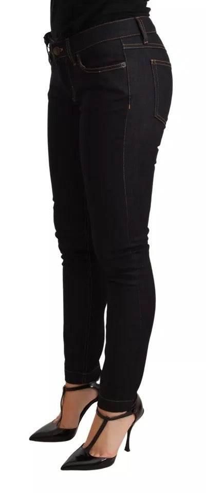 Dolce & Gabbana Blue Cotton Stretch Slim Fit Denim Jeans - Hilstor