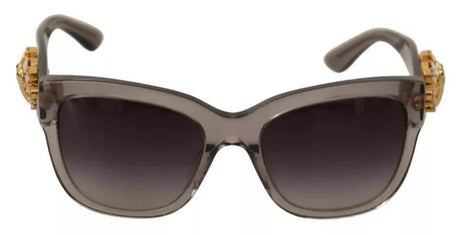 Dolce & Gabbana DG 4247-B-F Clear Embellished Crystal Acetate Sunglasses - Hilstor