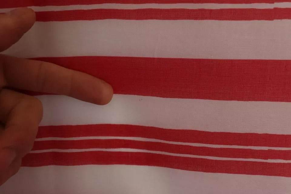 Dolce & Gabbana Red White Striped Capri Wrap Shawl Scarf - Hilstor