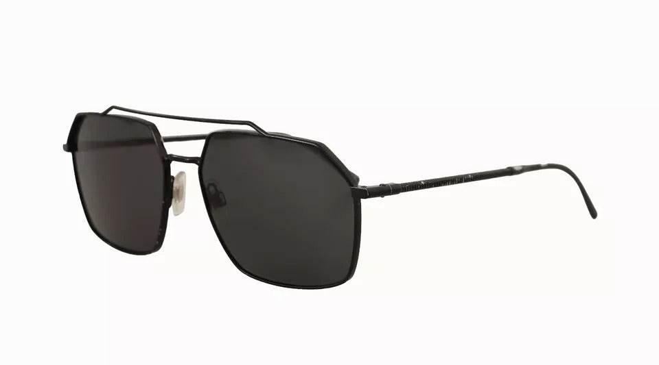 Dolce & Gabbana DG2250 Black Metal Full Rim Square Eyewear Sunglasses - Hilstor